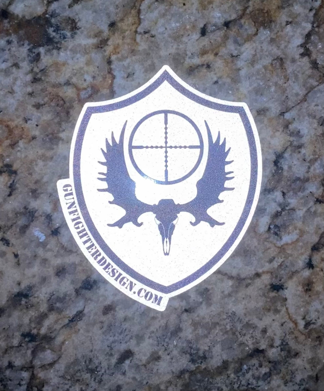 High Vis Gunfighter Design Makers Mark Sticker